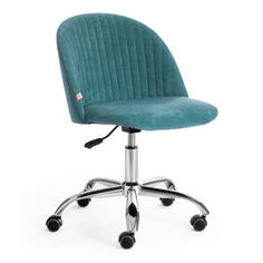 Кресло компьютерное TetChair MELODY, велюр , бирюзовый