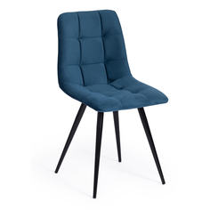 Стул TetChair CHILLY (mod. 7095-1) ткань, металл, синий/черный