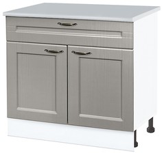 Кухонный напольный шкаф Нева 80 см. МДФ Латте (Н1Я 800)