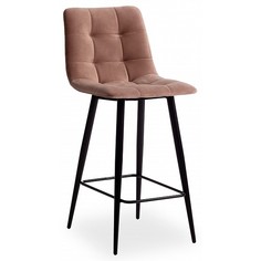 Стулья мягкие барные со спинкой Tetchair CHILLY бежевый комплект 2 шт