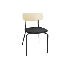 Стул Sheffilton SHT-S85М-2, бежевый/черный/черный муар