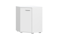 Комод FAN КД 5, НК-Мебель с распашными дверцами и ящиками, Белый