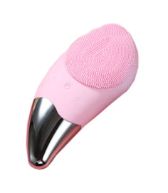 Электрическая силиконовая ультразвуковая щетка Mezonica Sonic Facial brush pink BR020P