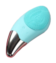 Электрическая силиконовая ультразвуковая щетка Mezonica Sonic Facial brush green BR020G