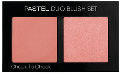 Румяна PASTEL Duo Blush Set Cheek To Cheek, 10 Hot Pink