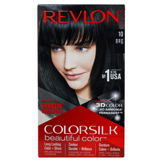 Краска для волос Revlon Colorsilk тон 10 Black 130 мл