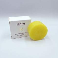 Твердый кондиционер-маска ручной работы Artuma Cosmetics для волос с натуральными маслами