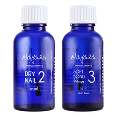 Набор для ногтей Nayada Дегидрант Dry nail, 25 мл + Праймер бескислотный Soft Bond, 25 мл