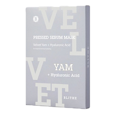 Тканевая маска Blithe Pressed Serum Mask Velvet Yam + Hyaluronic Acid Бархатный Ямс 1 шт