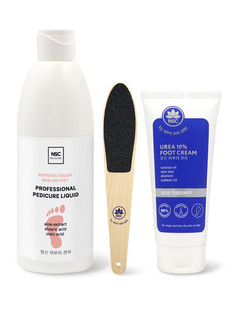 Средство для удаления мозолей и натоптышей NSC professional + пилка Name Skin Care