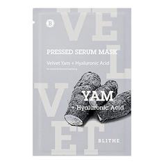 Тканевая маска Blithe Pressed Serum Mask Velvet Yam + Hyaluronic Acid Бархатный Ямс 5 шт