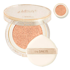 Кушон The Saem True Fit Glow Cushion 21 Oat для сияния кожи