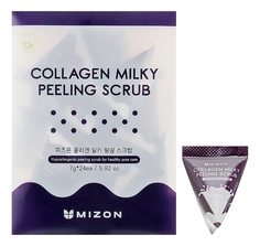 Пилинг-скраб Mizon Collagen Milky Peeling Scrub молочный с коллагеном