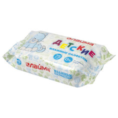 Салфетки влажные детские Лайма, универсальные, очищающие, 75шт. (128081), 20 уп.