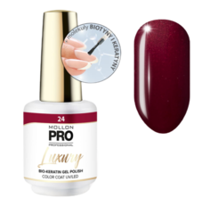 Гель-лак Mollon Pro Luxury Color Coat №24 Red Gooseberry 8 ml