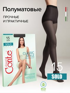 Колготки женские Conte elegant SOLO 15 черные 2