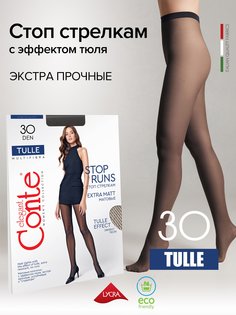 Колготки женские Conte elegant TULLE 30 черные 3