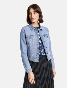 Джинсовая куртка женская Gerry Weber 130051-31605-831006 голубая 40