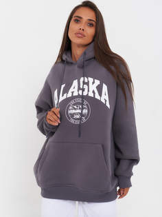 Худи женское Little Secret uz200234 серое ONE SIZE