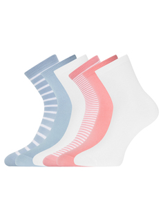 Комплект носков женских oodji 57102466T6 разноцветных 38-40