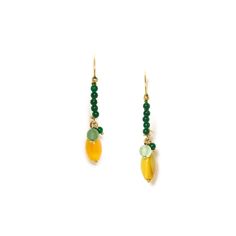 Серьги из бижутерного сплава Nature Bijoux NB23.2-12-79063, авантюрин