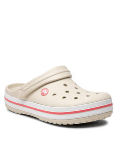 Сабо женские Crocs Crocband 11016 бежевые 38.5 EU