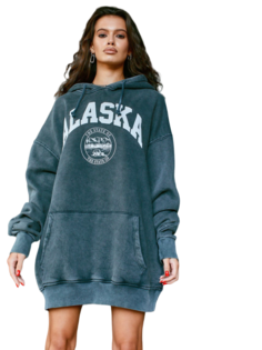 Худи женское Little Secret 2230057 черное ONE SIZE