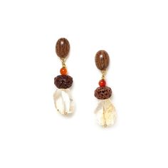 Серьги из бижутерного сплава Nature Bijoux NB23.2-12-79085, агат