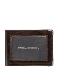 Обложка для удостоверения унисекс Pellecon 701 коричневая