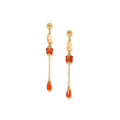 Серьги из бижутерного сплава Nature Bijoux NB23.2-12-79047, авантюрин