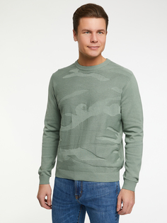 Джемпер мужской 4L112270M oodji зеленый XL