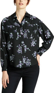 Блуза женская Women Floral Blouse Lee черная S