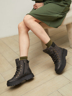 Ботинки женские MAKFLY серые 38 RU