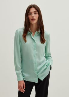 Блуза Stefanel женская, зелёная, размер 44, 3546663