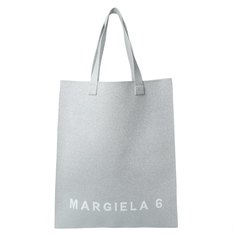 Сумка шоппер женская Maison Margiela SB5WC0006 серебряная