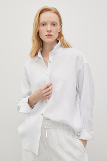 Рубашка женская Finn Flare BAS-100114 белая L