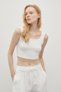 Топ женский Finn Flare BAS-100115 белый M