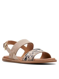 Сандалии женские Clarks Karsea Strap 26171876 бежевые 37.5 EU