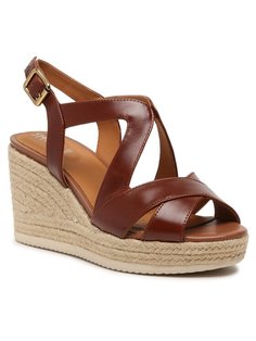 Эспадрильи женские GEOX D Ponza D35GVC00043C0013 коричневые 36 EU