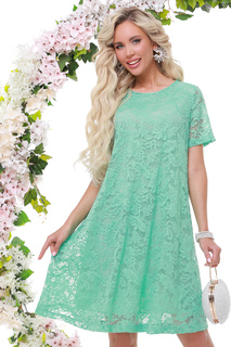 Платье женское DSTrend Пространство чудес зеленое 48 RU