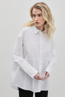 Рубашка женская Finn Flare FBD110133 белая 2XL