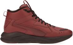 Кроссовки унисекс PUMA X-Ray Lite Pro Mid бордовые 11 UK
