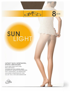 Колготки женские Omsa SUN LIGHT коричневые XL