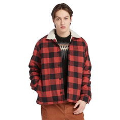 Куртка мужская Timberland Buffalo Plaid Sherpa Lined красная XL