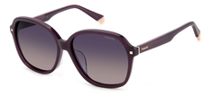 Солнцезащитные очки женские Polaroid PLD 4112/F/S/X фиолетовые