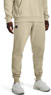 Спортивные брюки мужские Under Armour Ua Rival Fleece Joggers бежевые XS