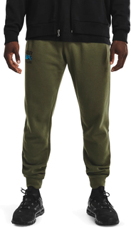 Спортивные брюки мужские Rival Flc Signature Jogger Under Armour зеленые 2XL