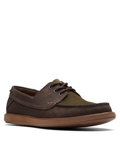 Топсайдеры мужские Clarks Bratton Boat 26172442 коричневые 42 EU