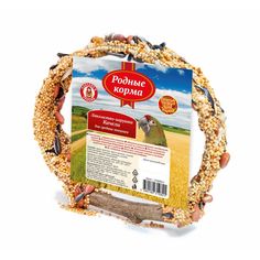 Лакомство-игрушка для птиц Родные Корма качель 15 см 14 шт по 150 г