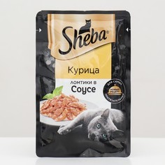 Влажный корм для кошек Sheba курица в соусе пауч 28 шт по 75 г